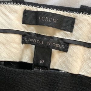 JCrew Black Campbell Trouser
